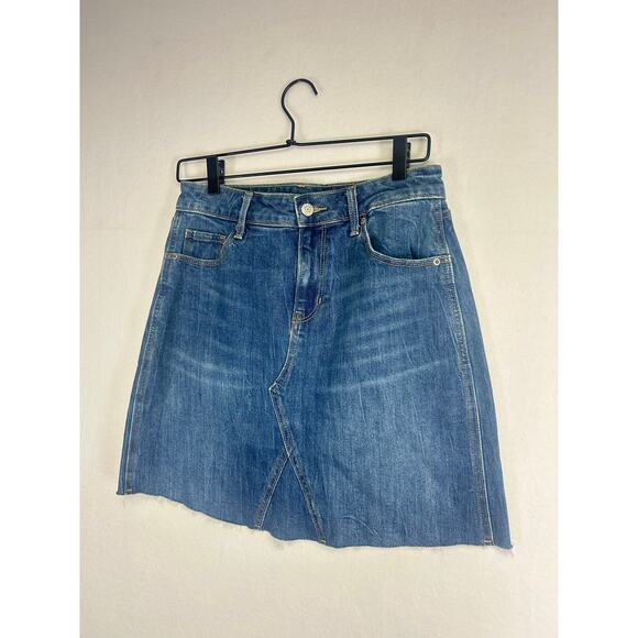 Woman's Western 90s Festival Denim Skirt - Casual Vintage‎ Size 4 - Picture 2 of 9